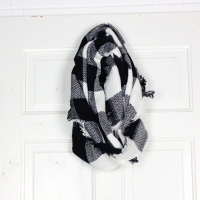 Buffalo Plaid Infinity Scarf