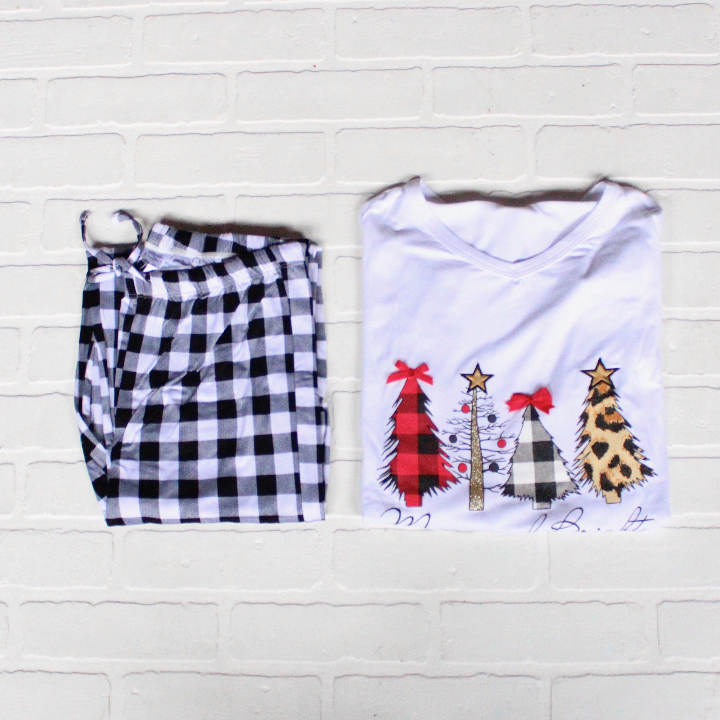 Merry & Bright Christmas PJ Set