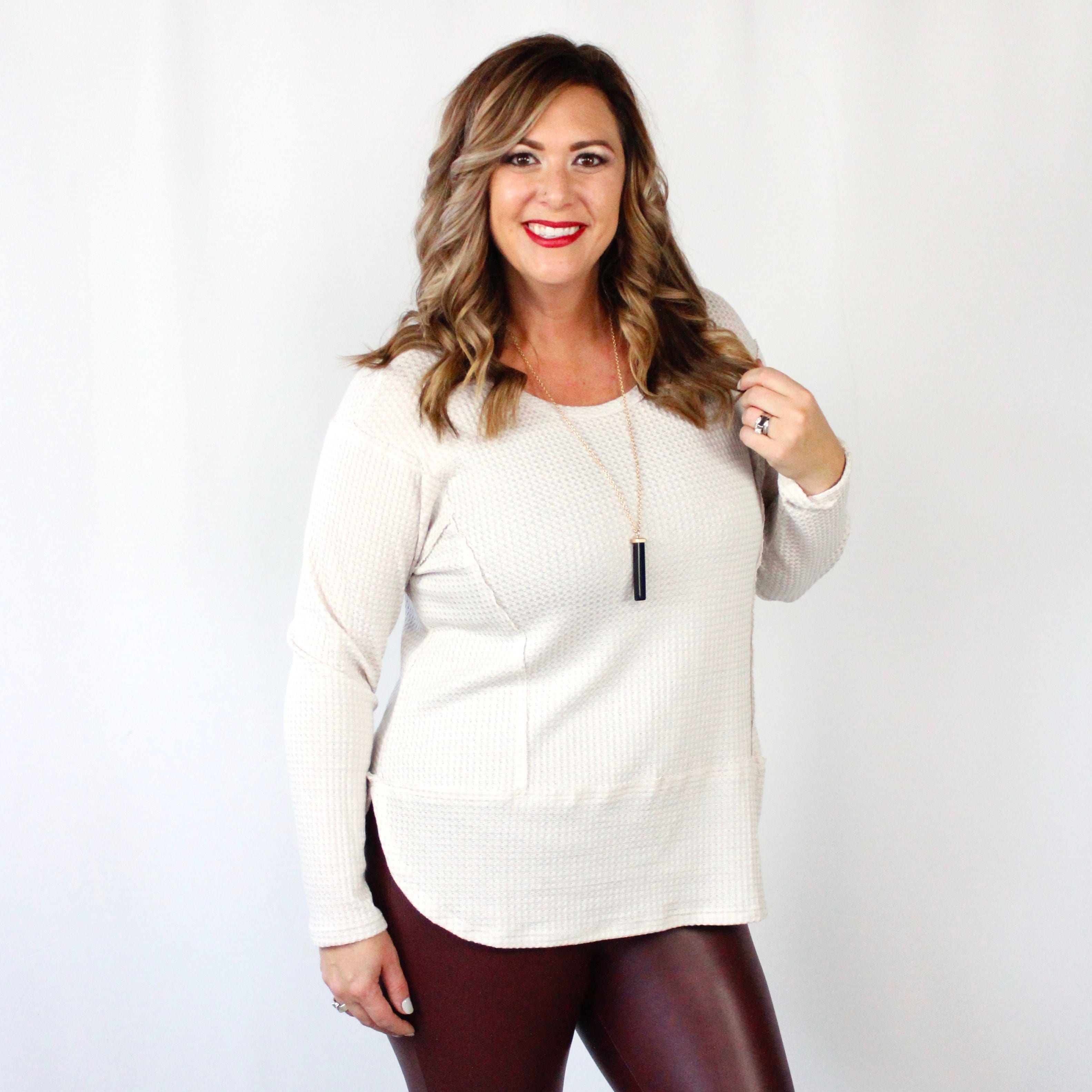 Waffle Knit Tunic