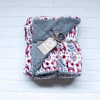 Holiday Velvet Throw