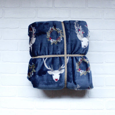 Holiday Velvet Throw