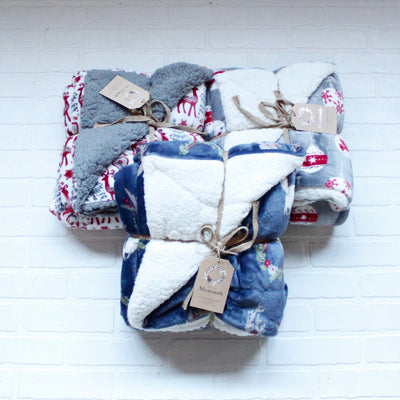 Holiday Velvet Throw