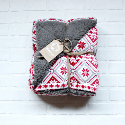 Holiday Velvet Throw
