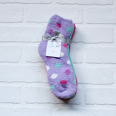Plush Socks Set of 3