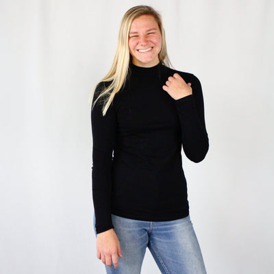 Mockneck Layering Top