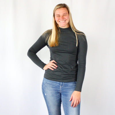 Mockneck Layering Top