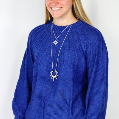 Cobalt Winter Sweater