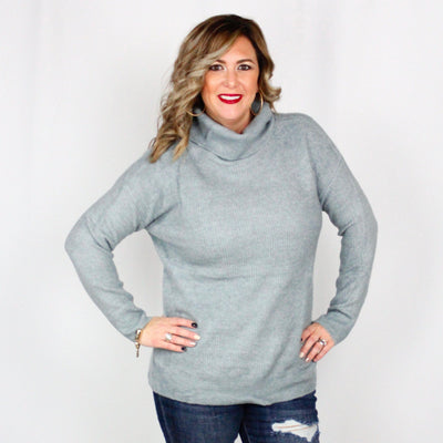 Cowl Neck Basic Sweater