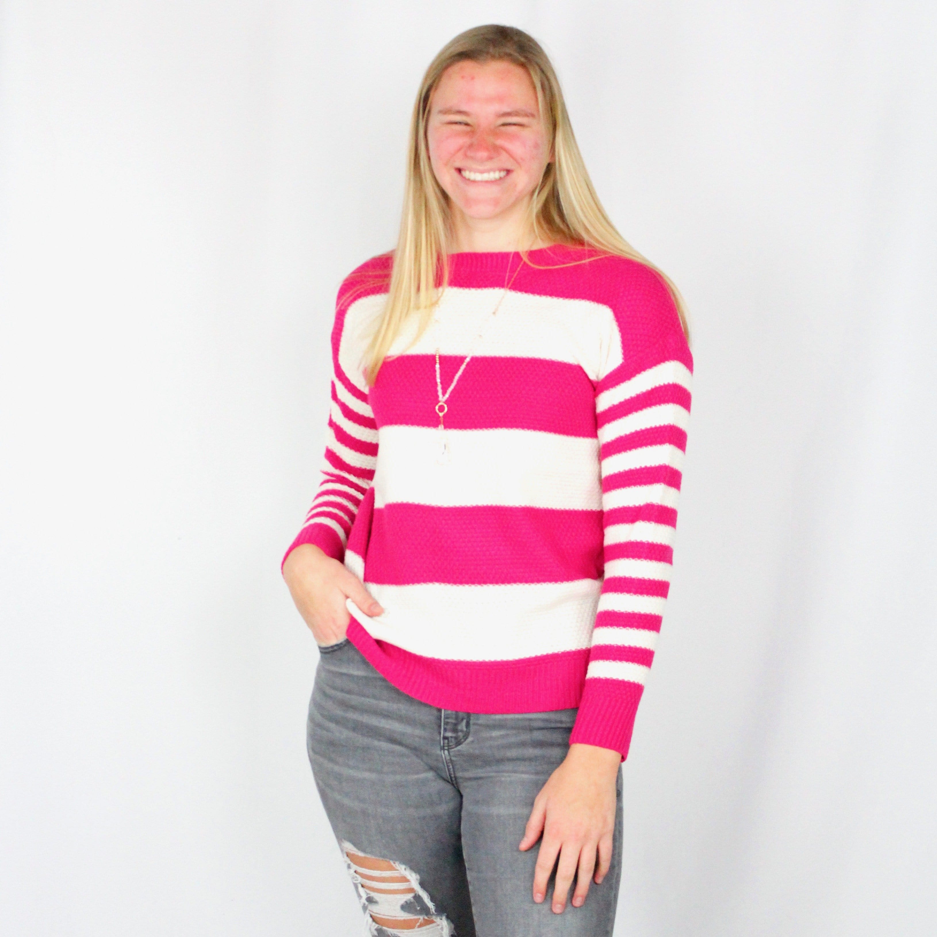 Stripe Knit Sweater