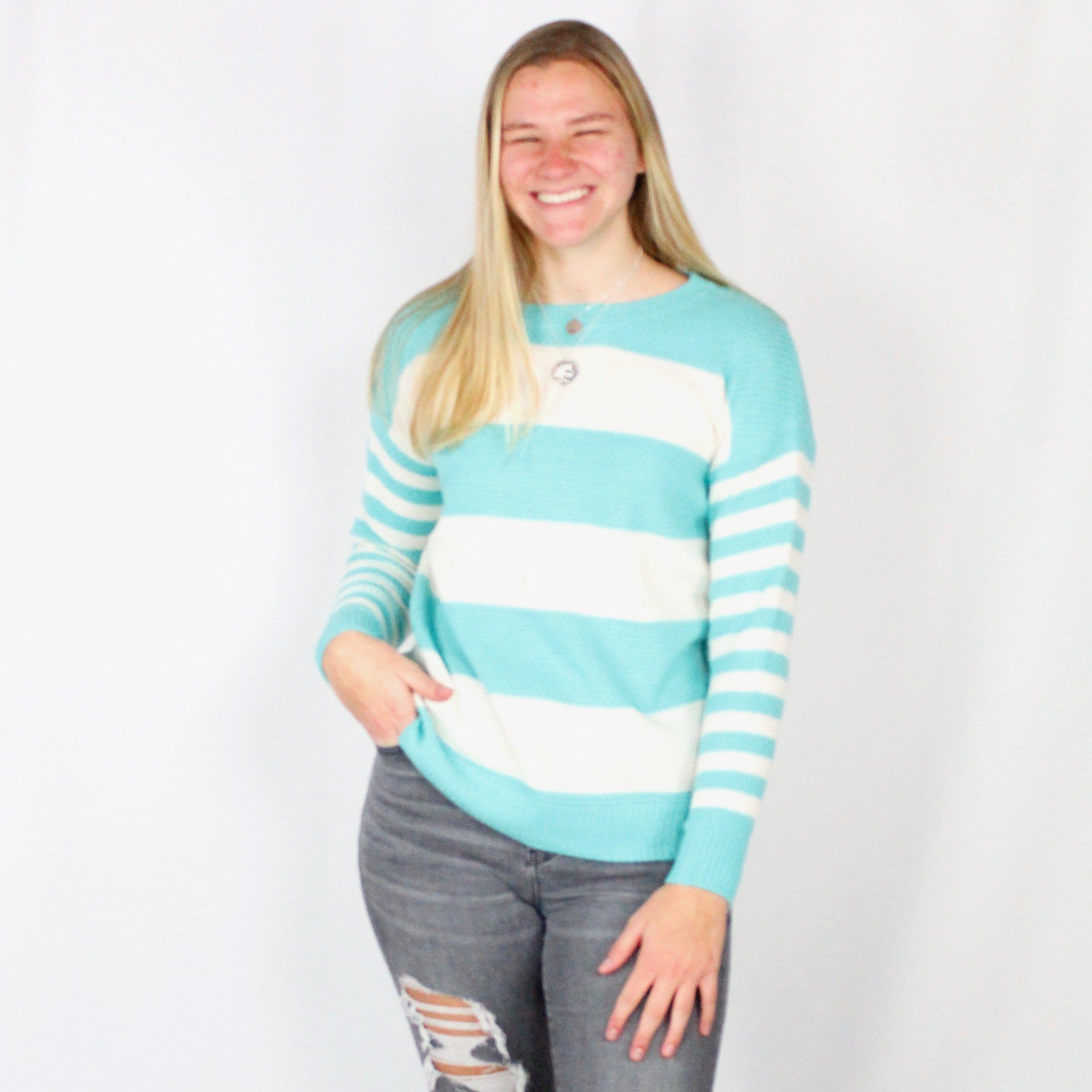 Stripe Knit Sweater