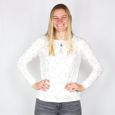 Cheetah Raglan Top