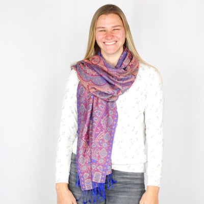 Paisley Printed Pashmina Scarf