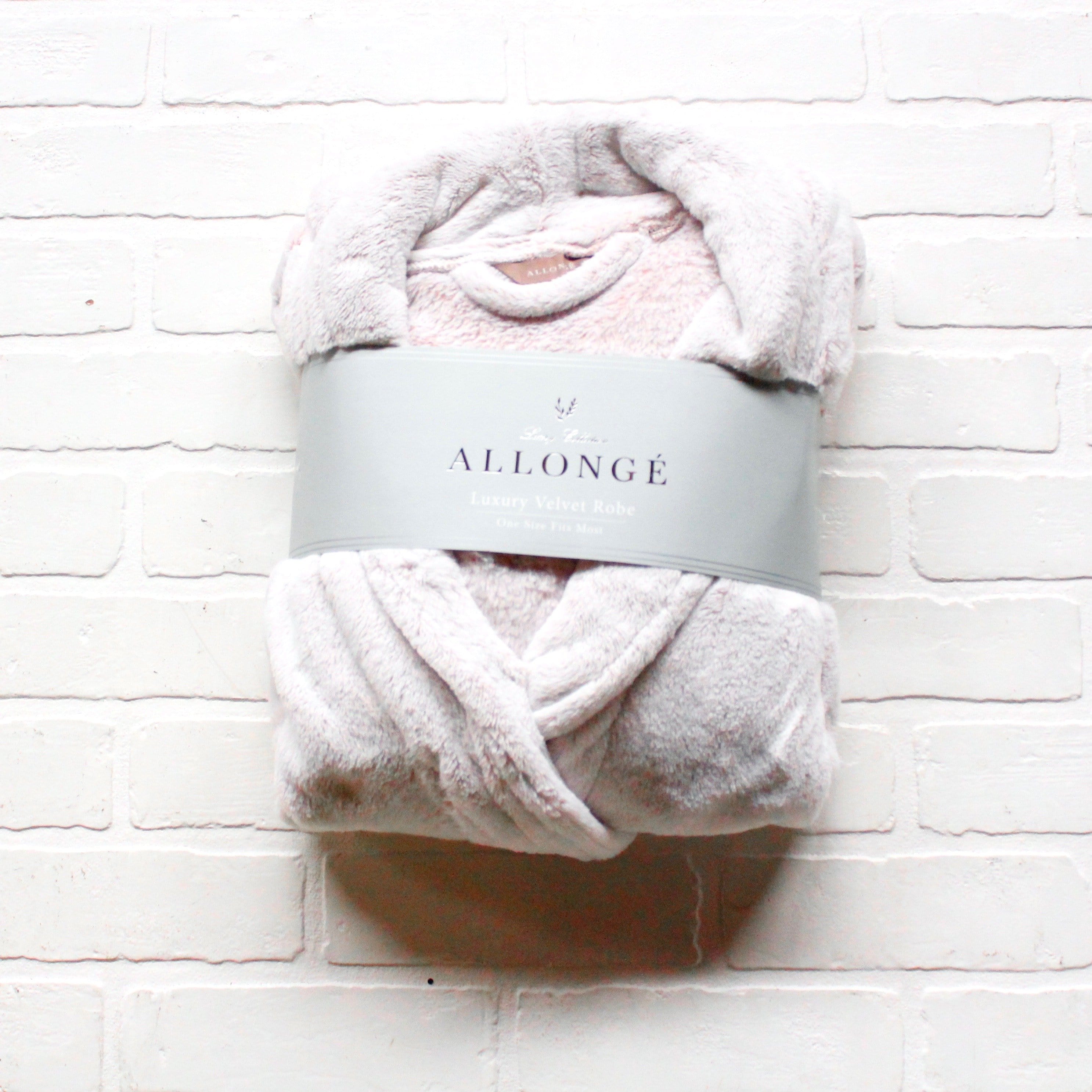 Heathered Velvet Robe