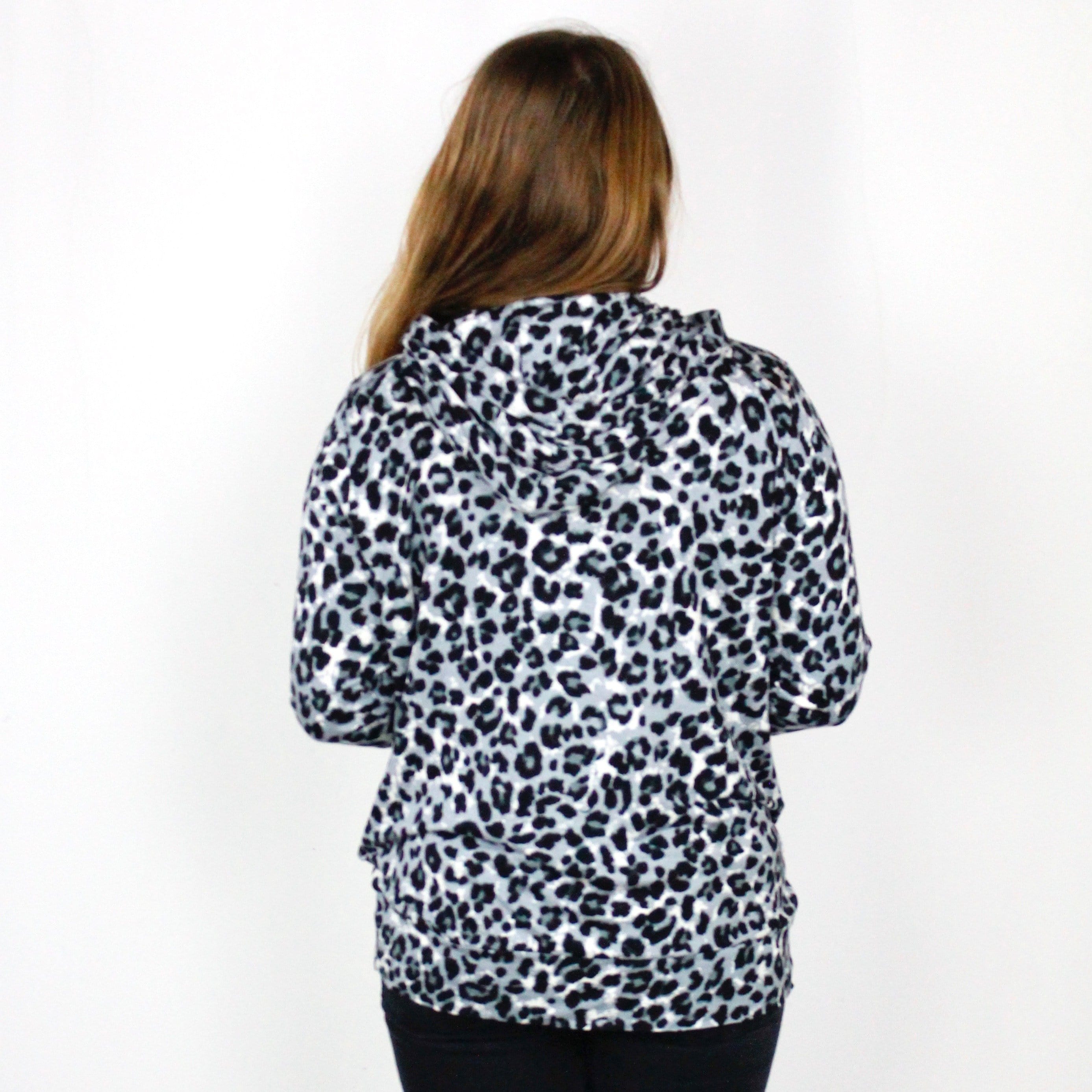 Leopard Pocket Hoodie