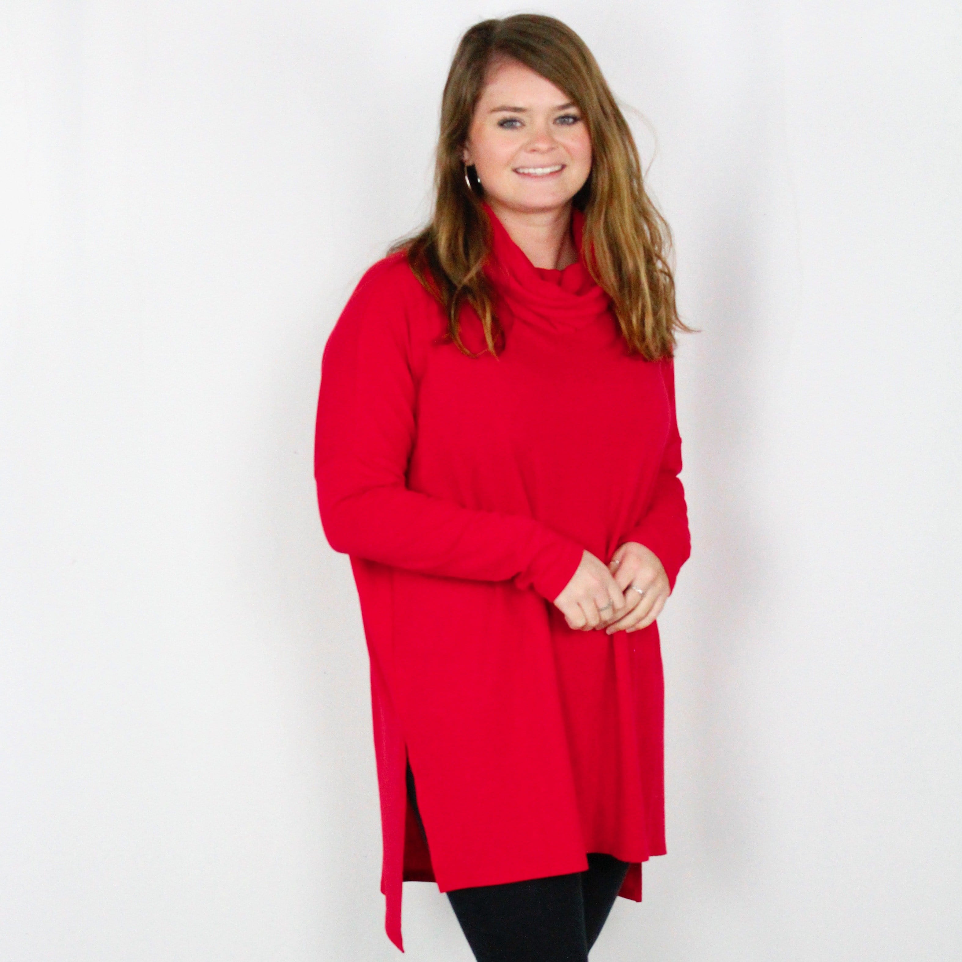 Cowl Neck Basic Top