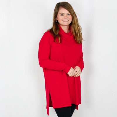 Cowl Neck Basic Top