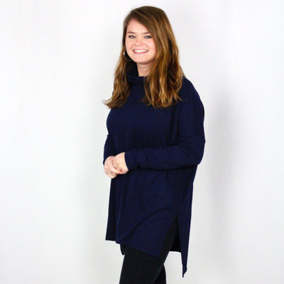 Cowl Neck Basic Top