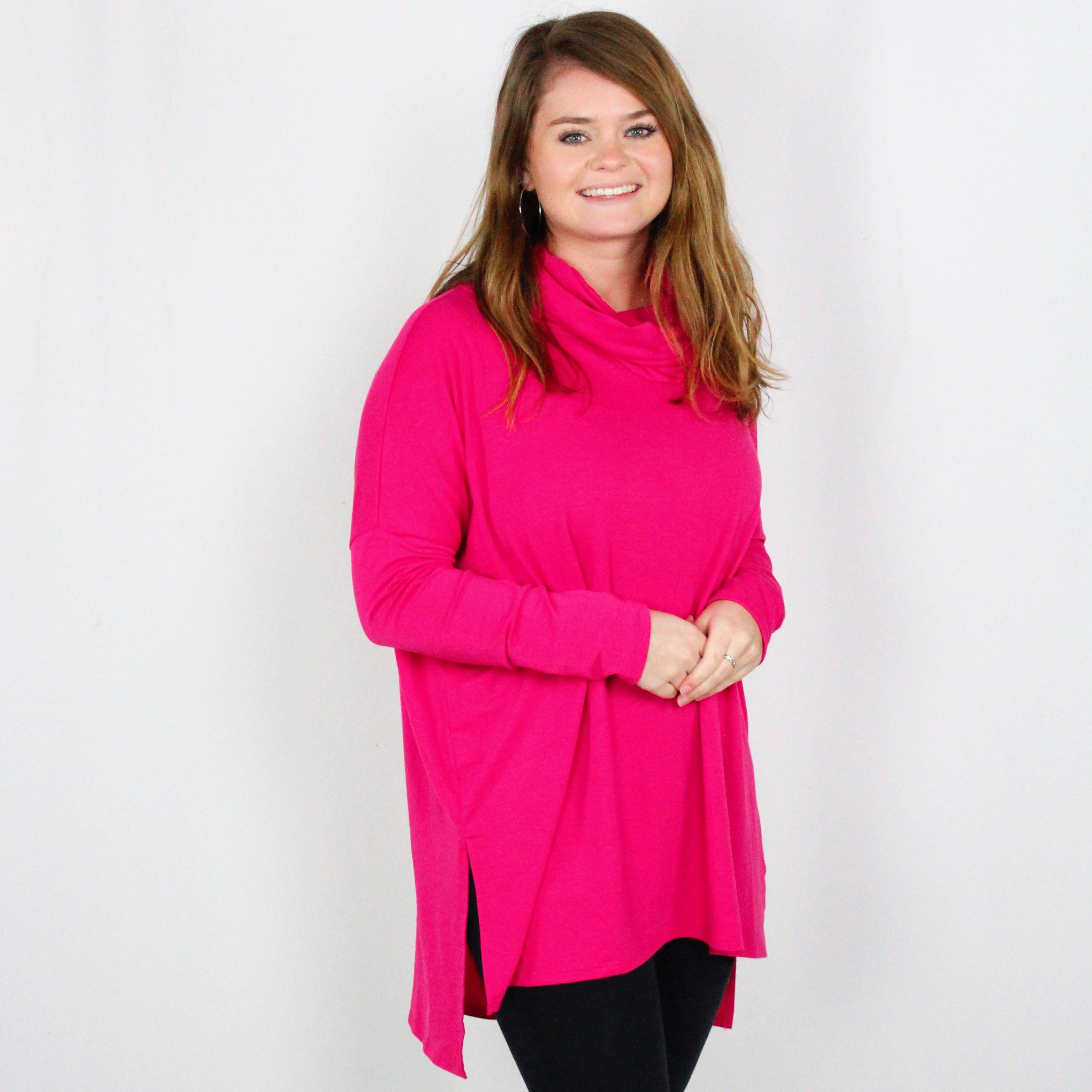 Cowl Neck Basic Top