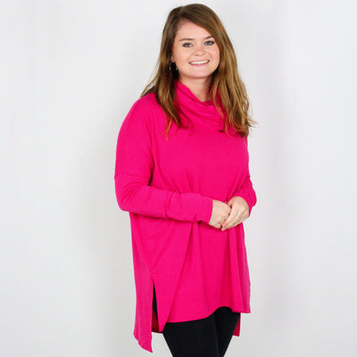 Cowl Neck Basic Top