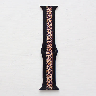 Leopard Stripe Silicone Watch Band