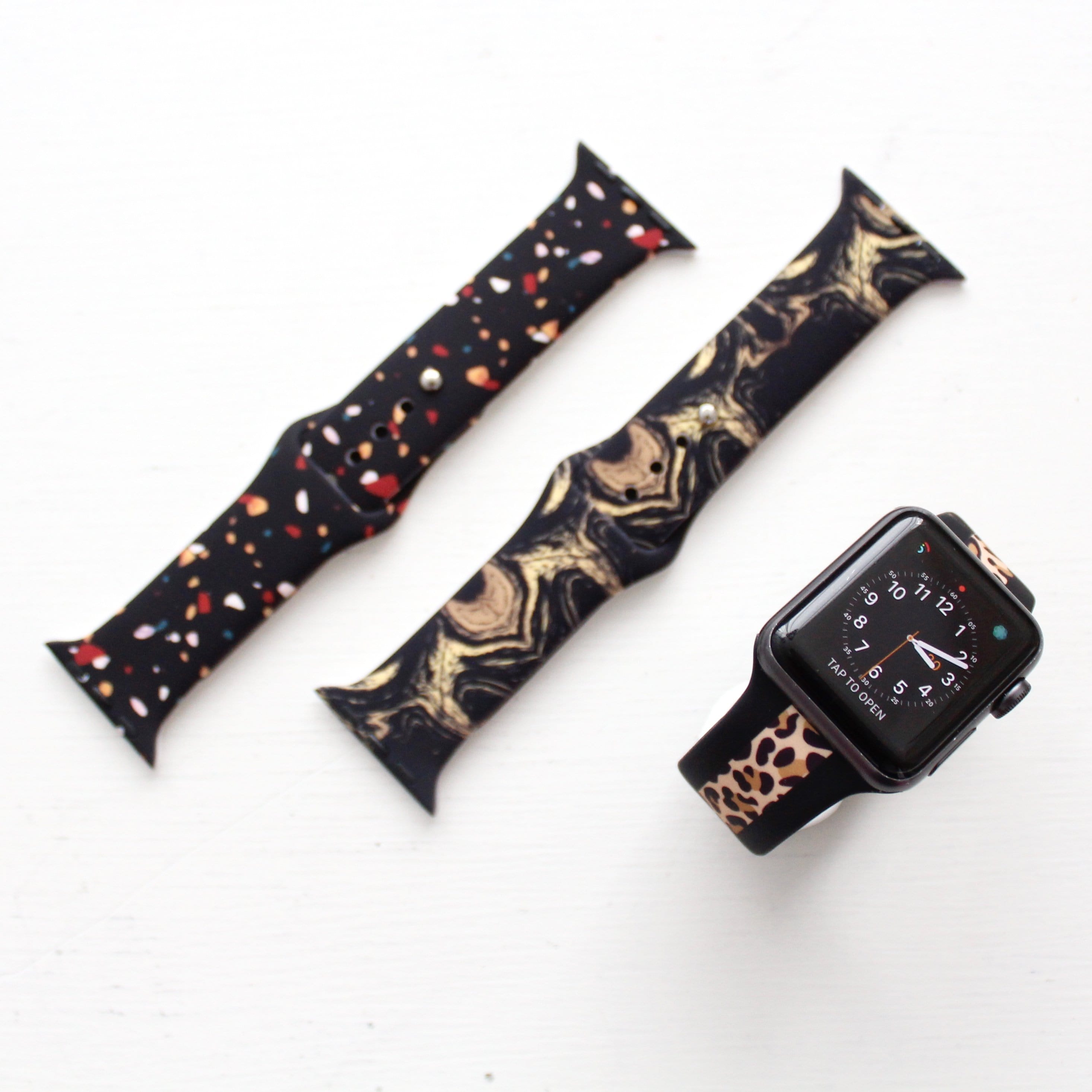 Marble Silicone Watch Band