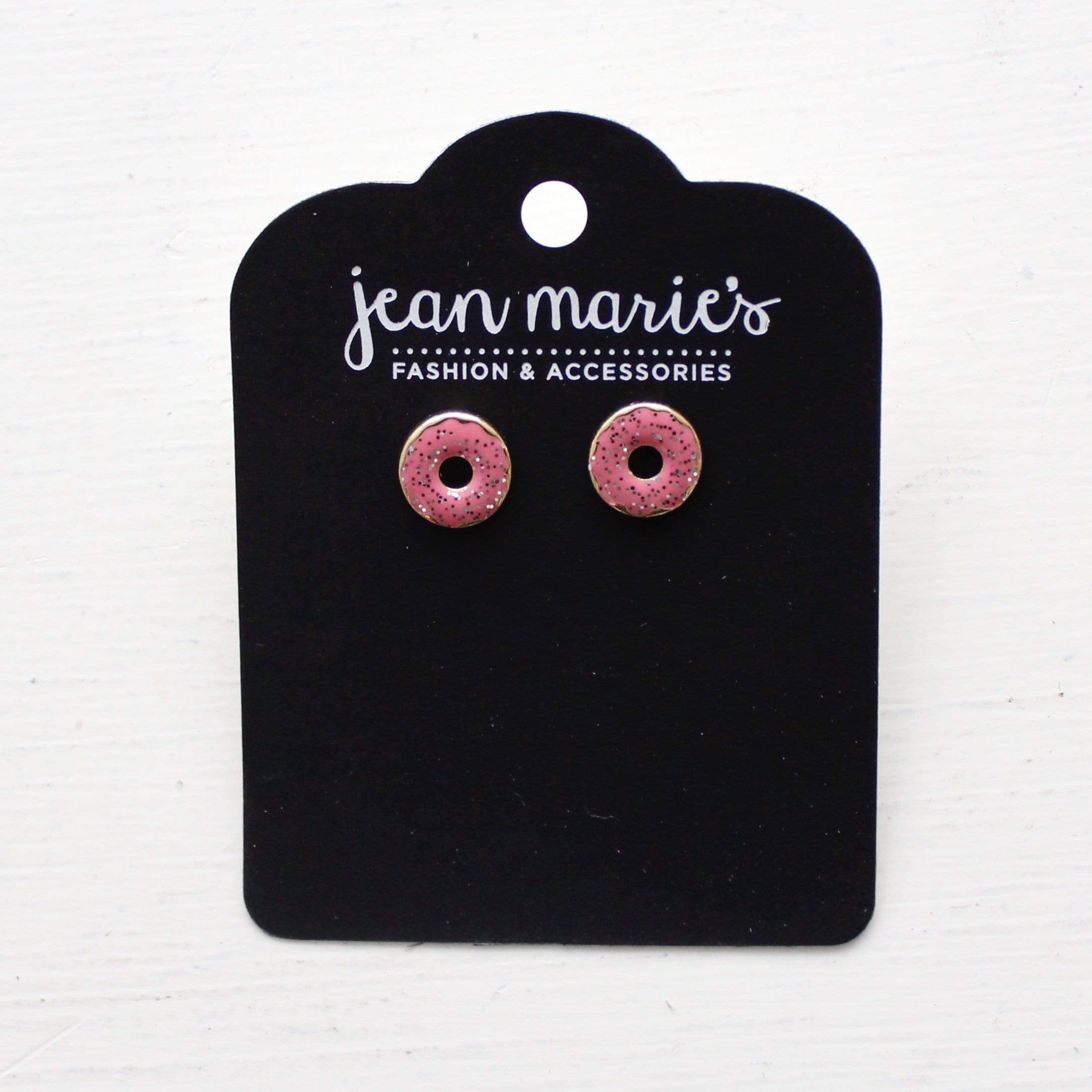 Strawberry Donut Studs
