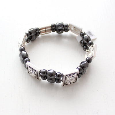 Floral Mix Magnetic Bracelet