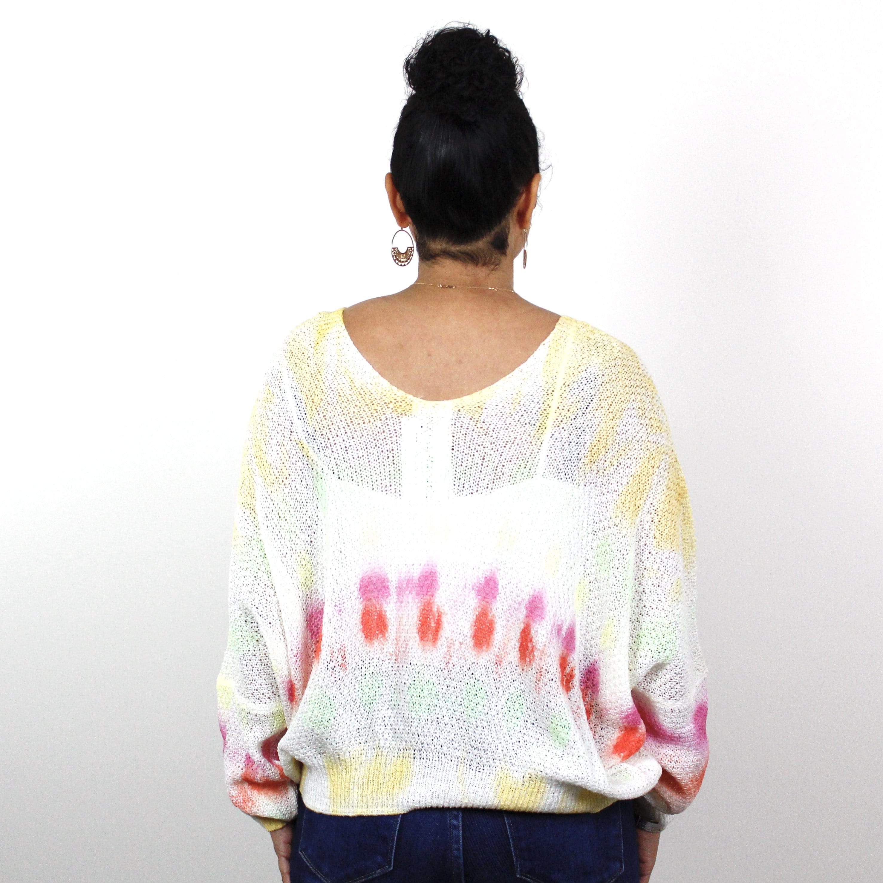 Rainbow Sherbet Sweater Top