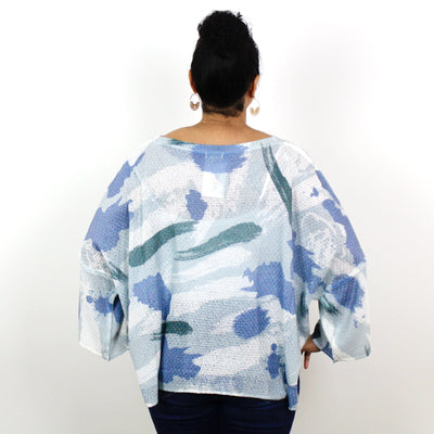 Lightweight Camo Sweater Top