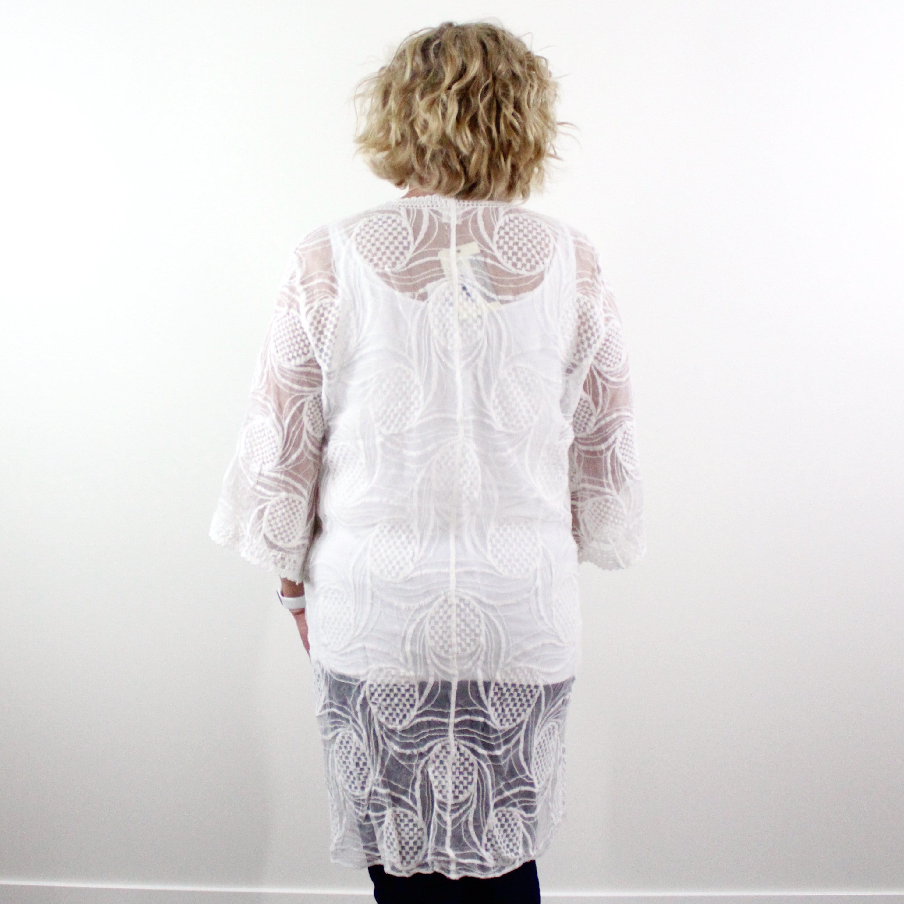 White Lace Kimono