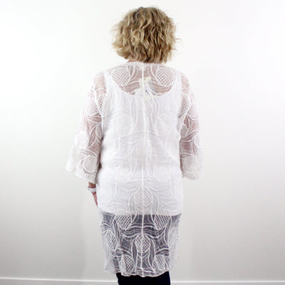 White Lace Kimono