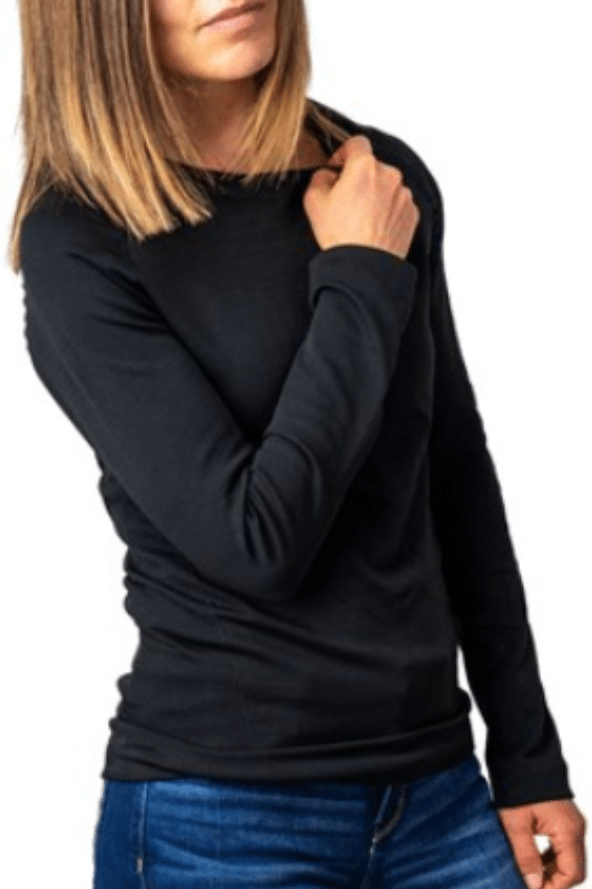 Black Fleece Top