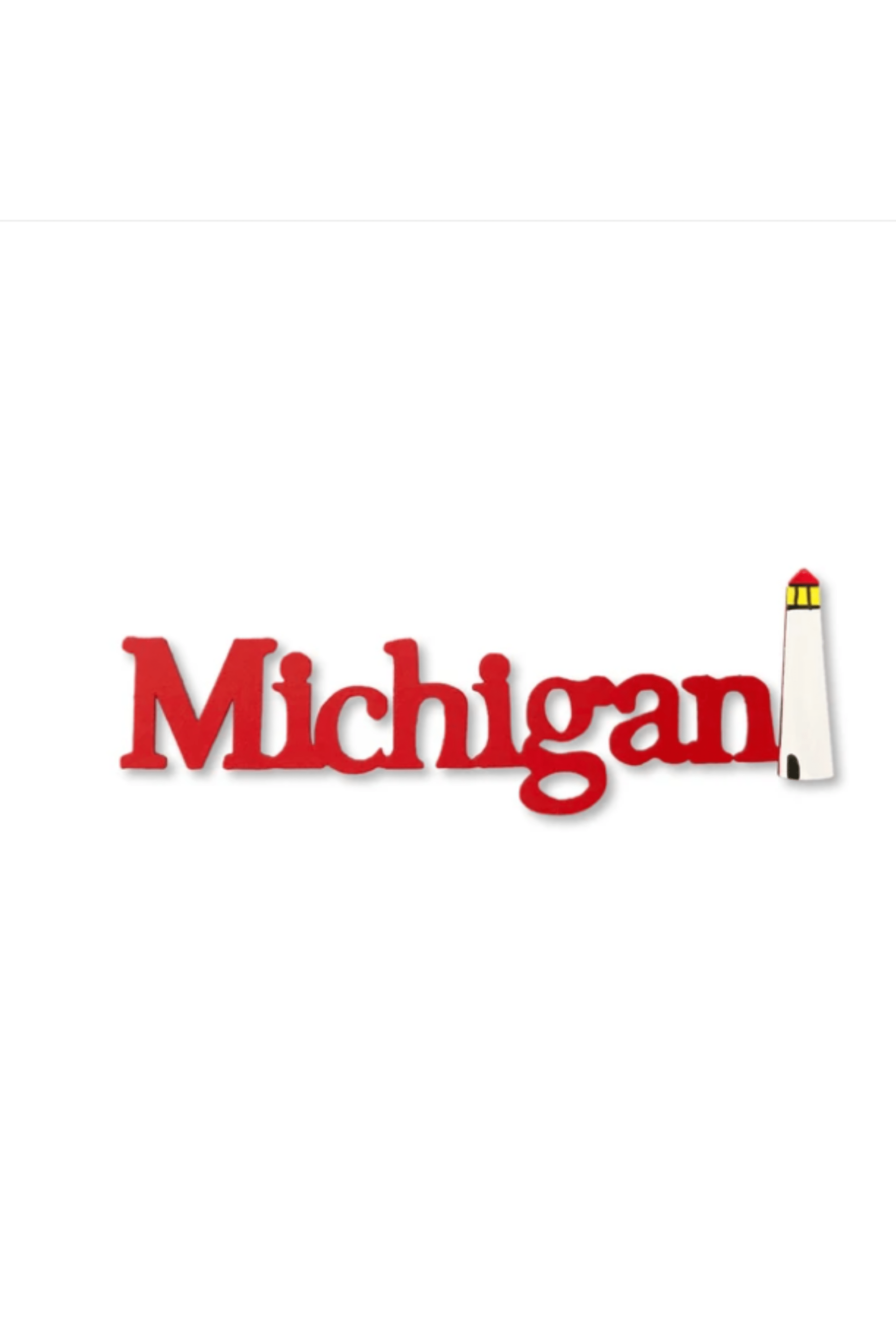 Michigan w/Lighthouse Magnet