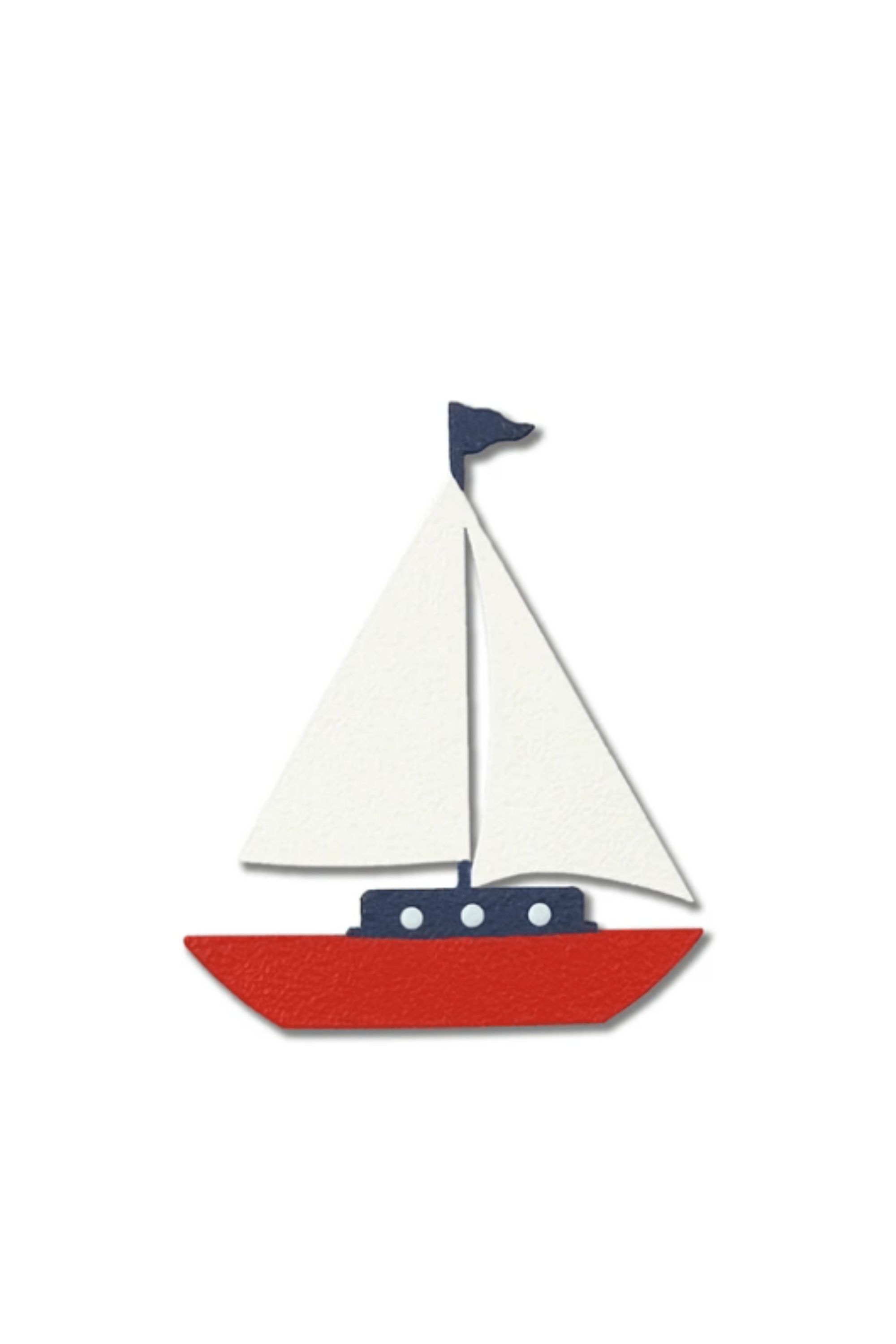 Patriotic Sail Boat Magnet