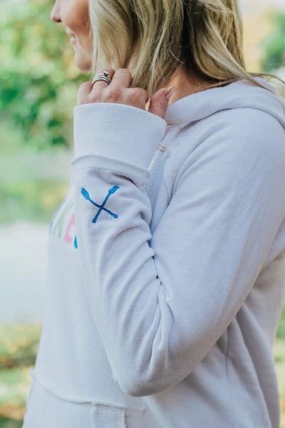 White Weekender Hoodie