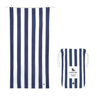 Quick Dry Towel - Purple Stripe