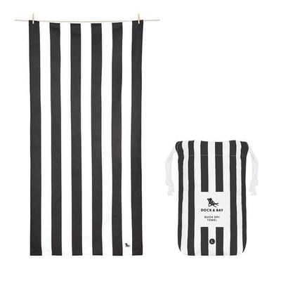 Quick Dry Towel - Purple Stripe
