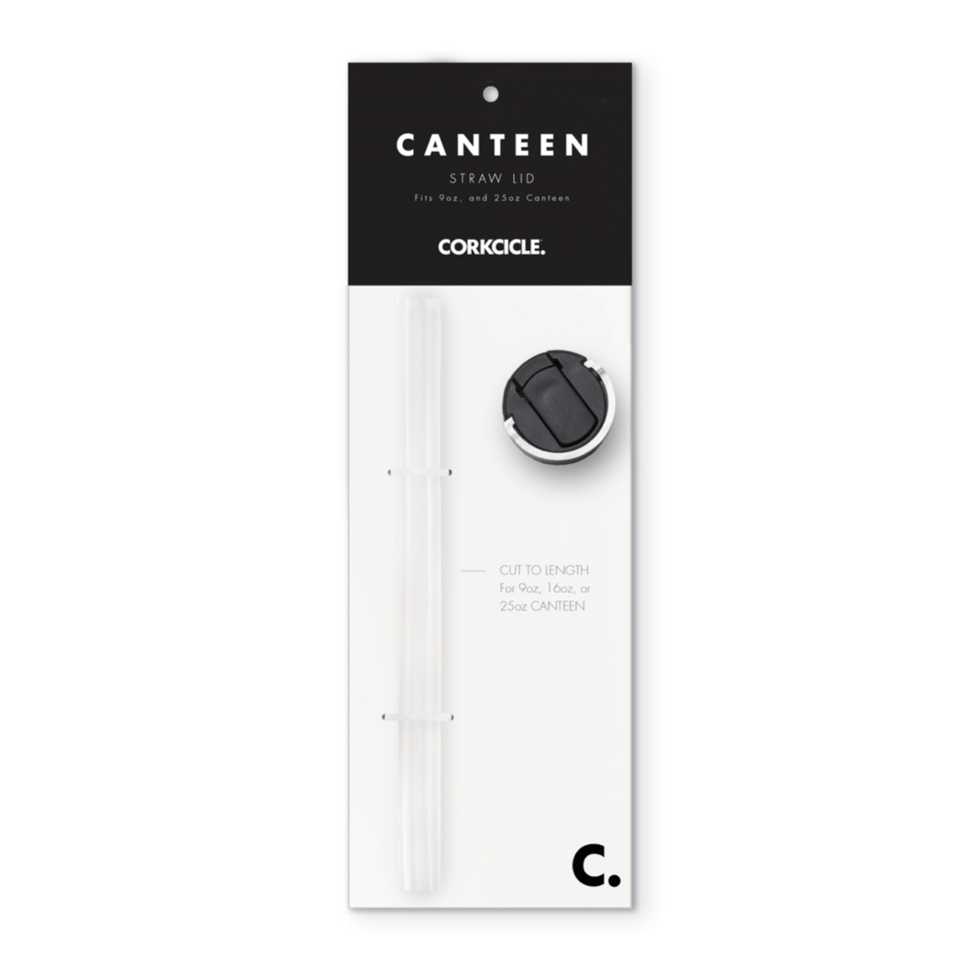 Canteen Cap with Straw