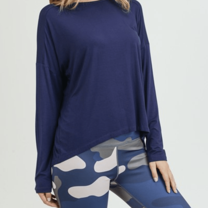 Navy Athleisure Top Deal Steal 12-22-20