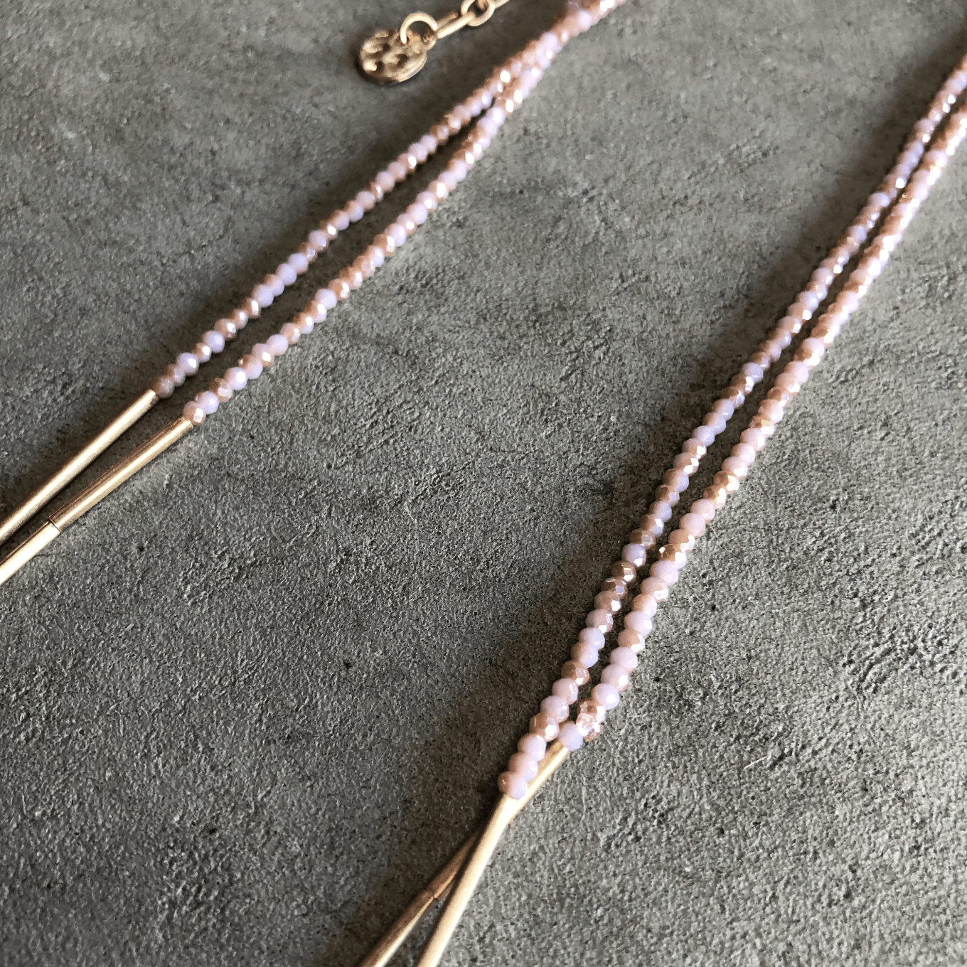 Dainty Bead Bar Necklace