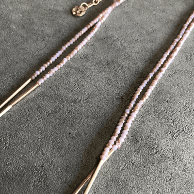 Dainty Bead Bar Necklace
