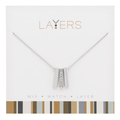 Silver Layer Necklace