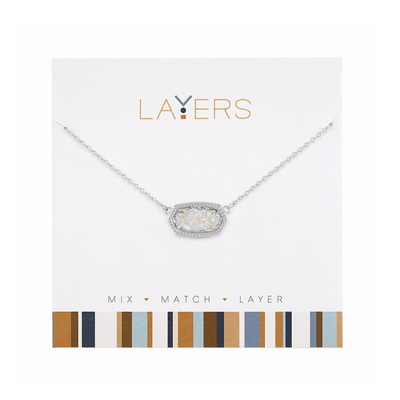 Silver Layer Necklace