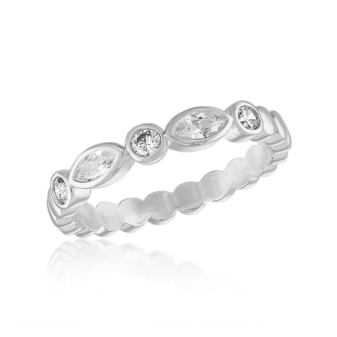 Endless Oval Stack Ring 2