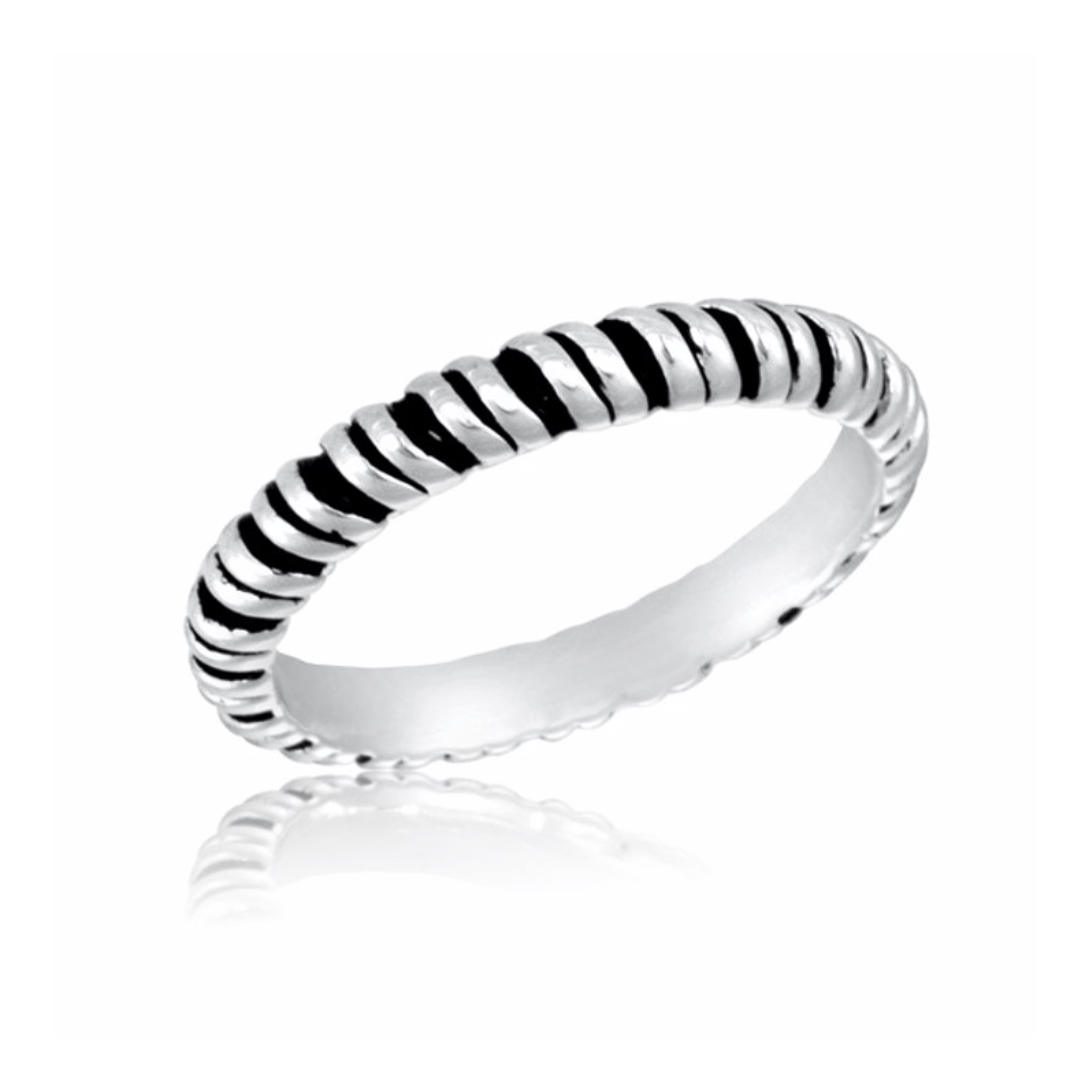 Lg Twist  Stack Ring