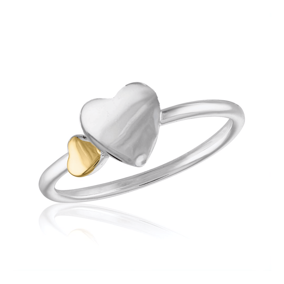 Puff Heart Stack Ring