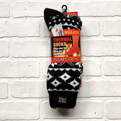 Polar Extreme Heat Men's Stripe & Solid Sock