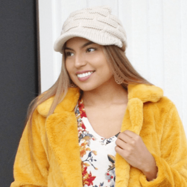 Brim Ribbed Knit Hat