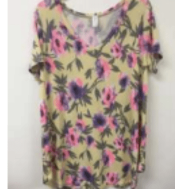 Yellow Floral Tee