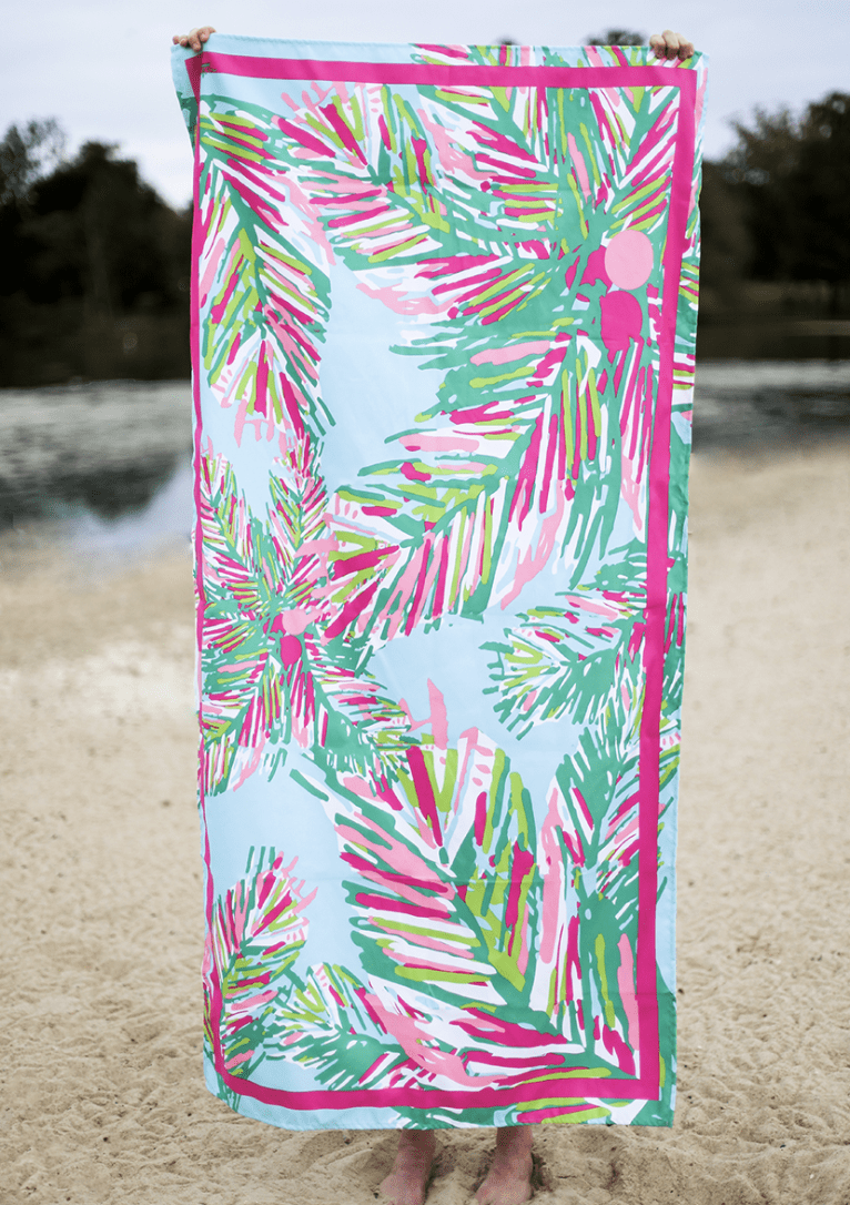 Pink Panama Beach Towel